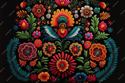 Traditional Mexican Embroidery Patterns