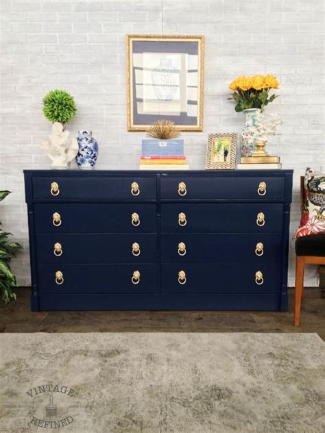 Traditional Navy Dresser