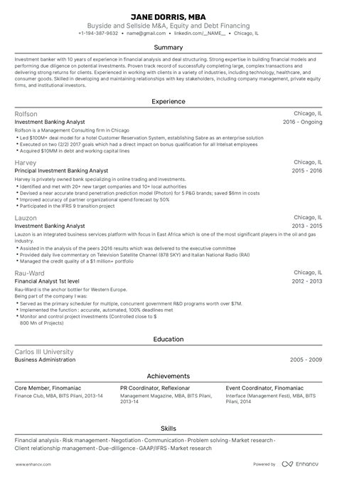 Traditional Resume Template