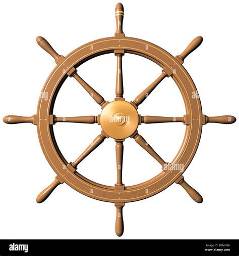 Traditional Ship's Wheel Tattoo