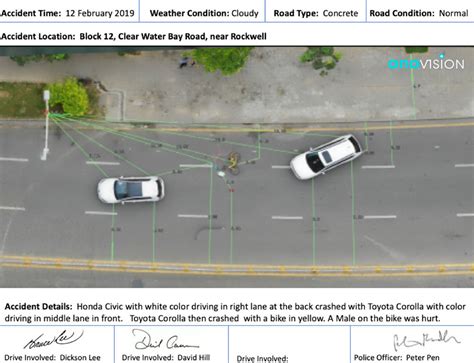 Evidence being presented in a traffic case