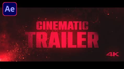 Trailer After Effects Templates Download