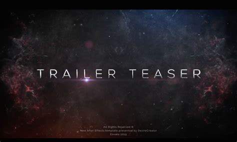 Trailer Template in After Effects