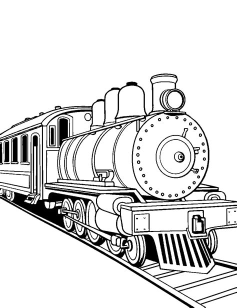 Unlocking Creativity with Train Printable Coloring Pages