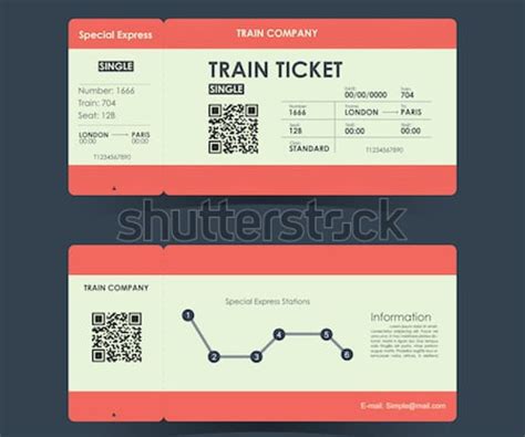 Train Ticket Template