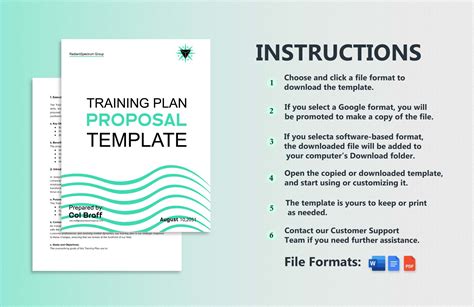 training program proposal template