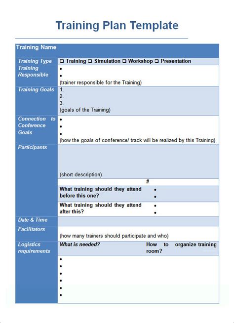 Example of a Training Program PowerPoint Template