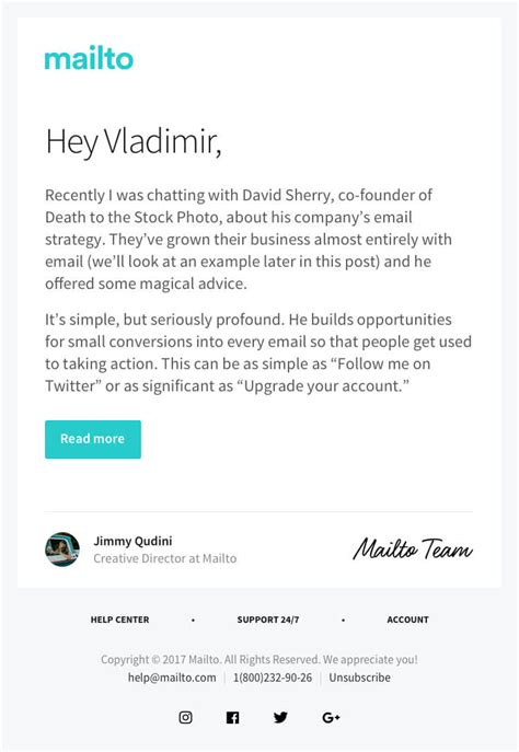 Transactional Email Template