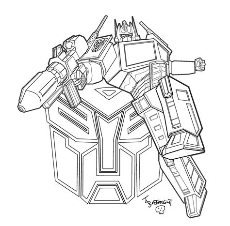 5 Free Transformer Coloring Pages for Kids