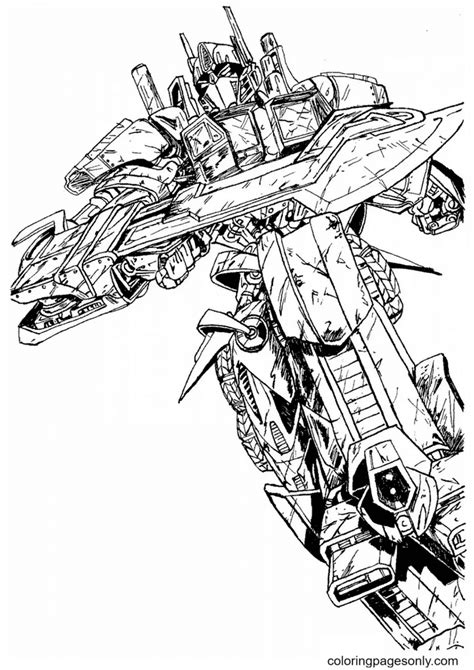 Transformers Coloring Pages for Adults