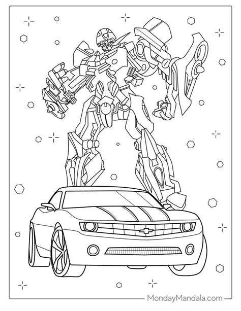 Transformers Coloring Pages for Girls