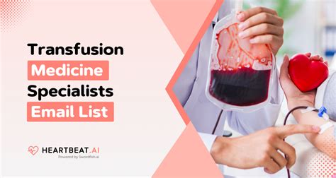 Transfusion medicine specialists