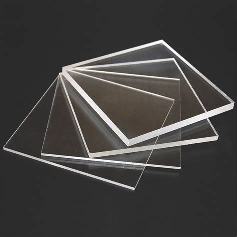 Transparent acrylic sheet