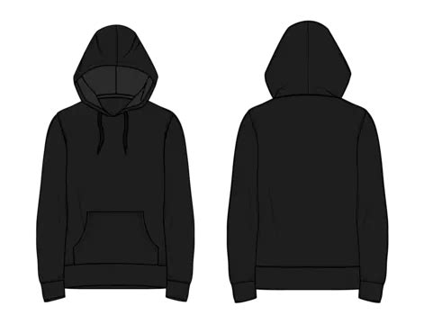 Transparent Hoodie Template