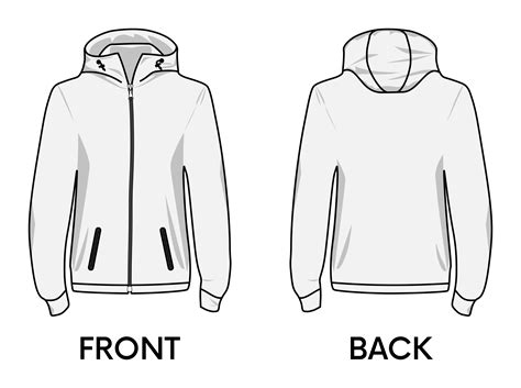 Transparent Hoodie Template Ideas