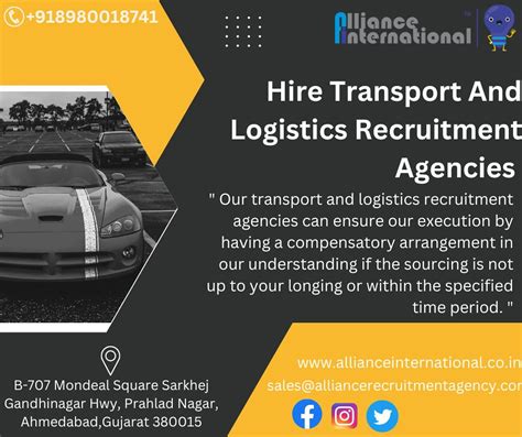 Benefits of simplifying transport and logistics recruitment