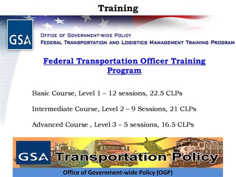 Transport Officer Training