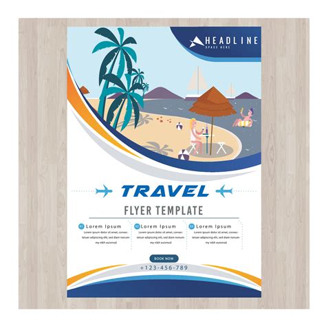 Travel Brochure Template Design