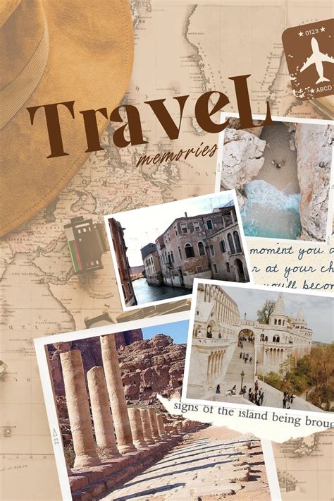 Travel Collage template