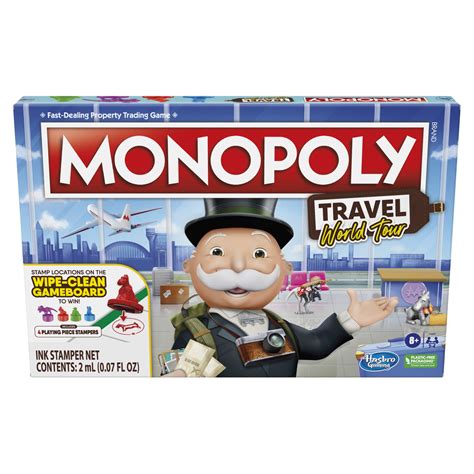 Travel Monopoly Board