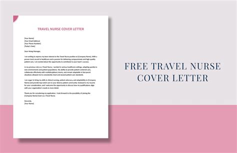 Travel Nurse Cover Letter Template