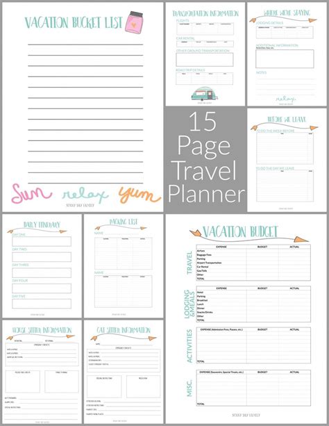 Travel Planner Template