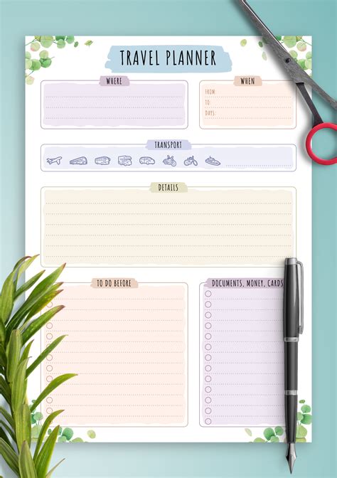 Travel Planner Template