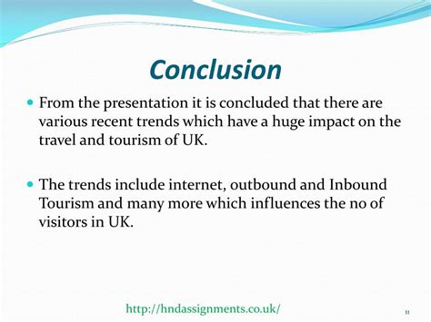 Travel Presentation Conclusion