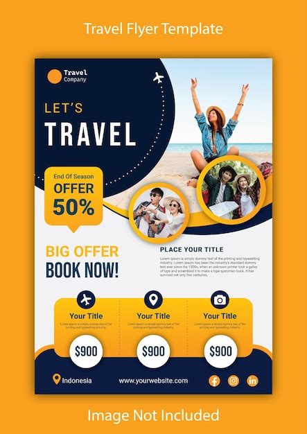 Travel Sales Flyer Template