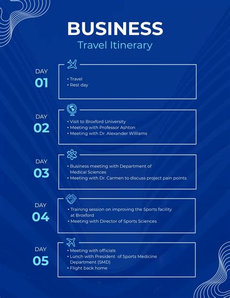 Travel Templates for Business