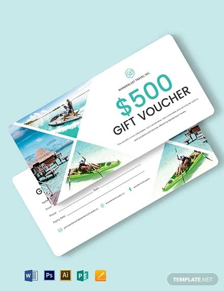 Travel Voucher Template PowerPoint