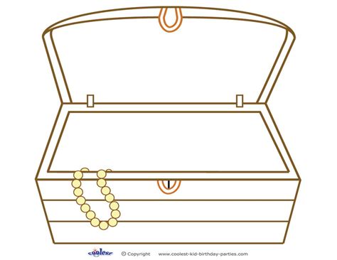 Treasure Chest Printable Templates for Kids