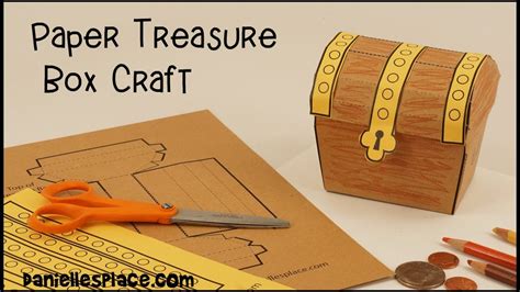 Treasure Chest Template DIY Craft Project