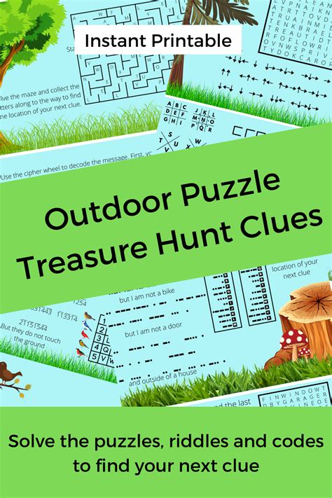 Treasure Hunt Puzzles and Challenges