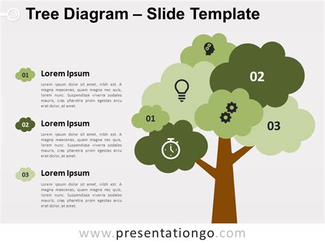 Tree Diagram Template PowerPoint