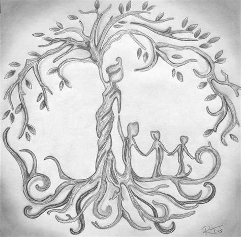 The tree as a motherhood symbol