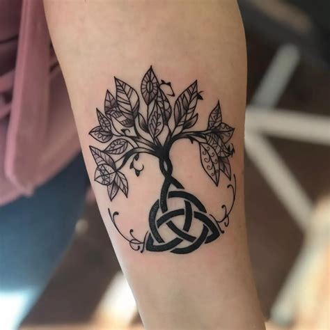 Tree of life symbol tattoo for connection