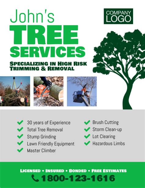 Tree Removal Service Template Example