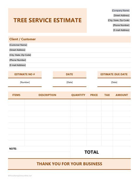 Tree Service Costs