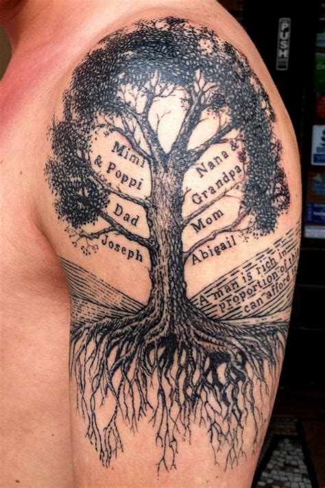 Tree tattoo design