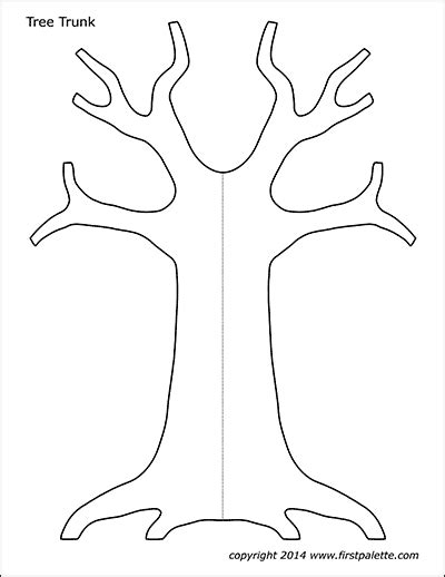 Tree Trunk Template 1