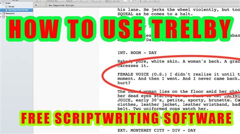 Trelby Film Script Template