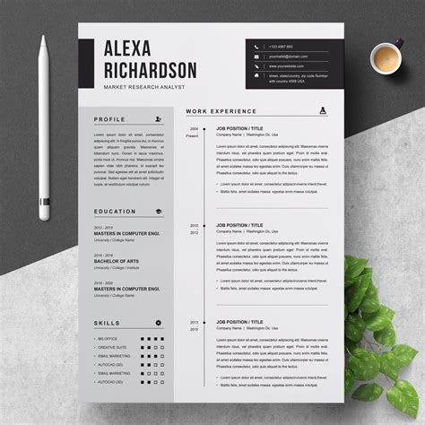 Trendy 2-Page Resume Template