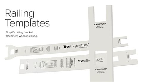 Trex Signature Railing Template Installation