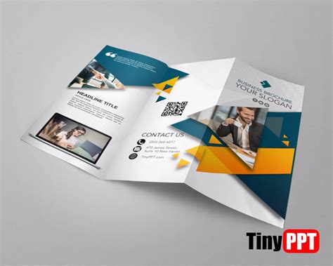 Tri Fold Brochure Template in Google Slides