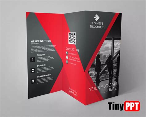 Tri Fold Brochure Template Google Slides Design