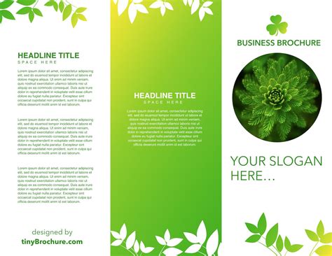 Tri-fold brochure templates google docs