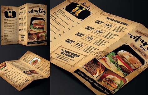 Tri Fold Menu Template Best Practices