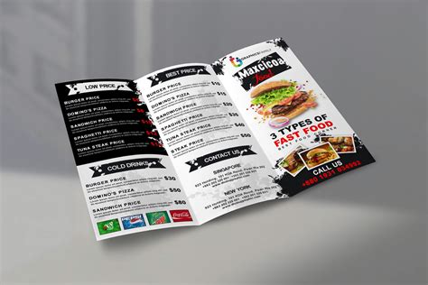 Tri-Fold Menu Template 7