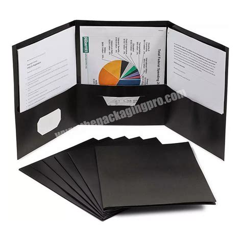 Tri-Fold Presentation Folder Template